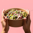 Flat Round Takeaway Container with PP Lid (150 Dia) - 1000ml