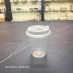 350ml U-Bottom PP Sipper Cups with Sipper Lids