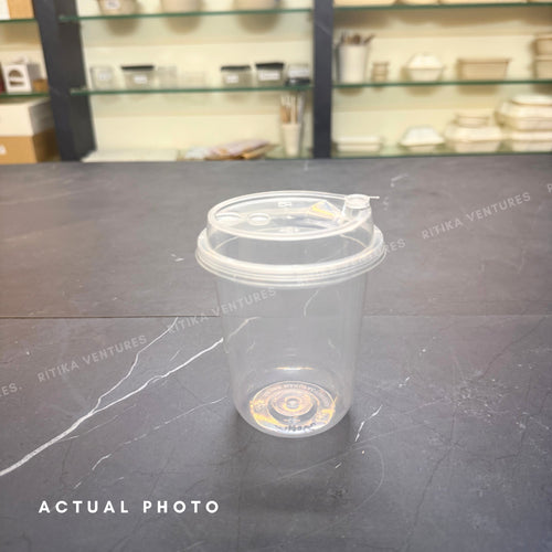 350ml U-Bottom PP Sipper Cups with Sipper Lids
