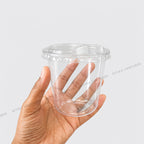 14oz U-Bottom PET Sipper Cups with Sipper Lids
