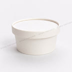 Paper Takeaway Containers with Paper Lids (110Dia) - 250ml