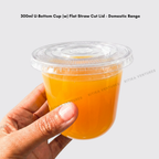 300ml U-Bottom Cups with Lids - Domestic Range