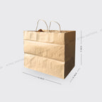 13 x 8 x 11 Paper Bag with Twisted Paper Handle - Large Bag