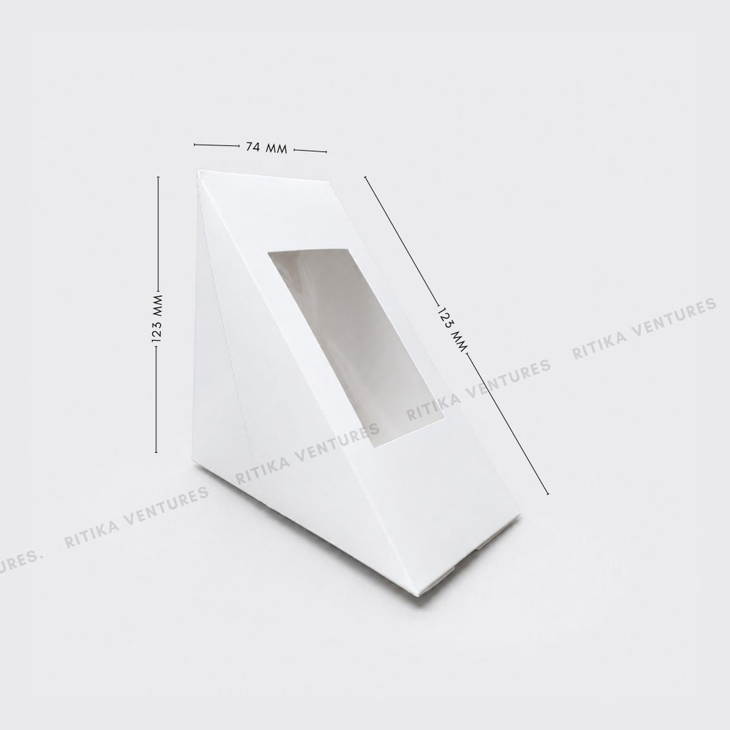 Jumbo Triangle Sandwich Box with Window
