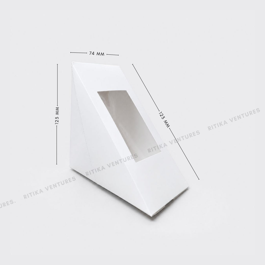 Jumbo Triangle Sandwich Box with Window